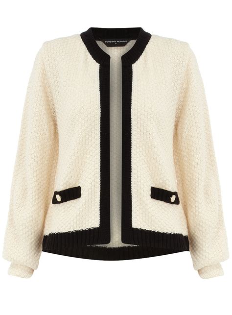 chanel white and blus cardigan sweater|Chanel crewneck.